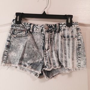 American Flag High Rise Shorts